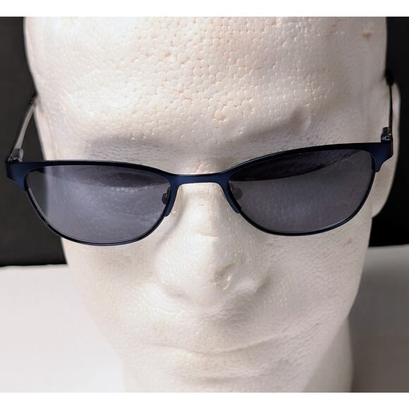 ED Ellen DeGeneres Eyeglasses FRAMES ONLY Womens Full Rim Sunglasses Navy Metal main image 4